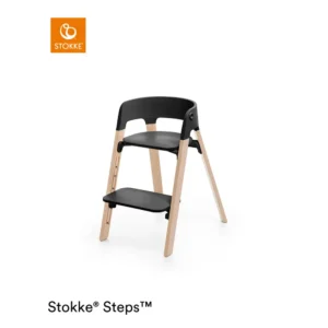 StokkeÂ® StepsÂ Højstol - Black Natural
